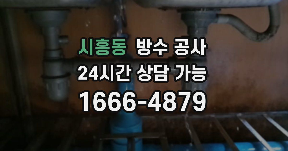 시흥동 누수탐지