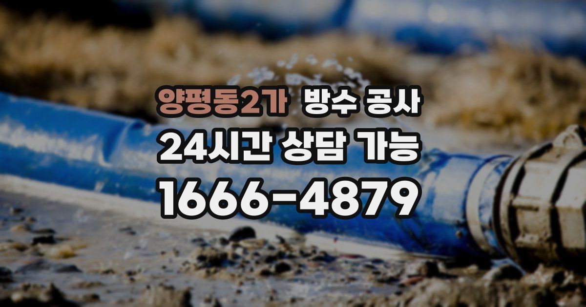 양평동2가 누수탐지