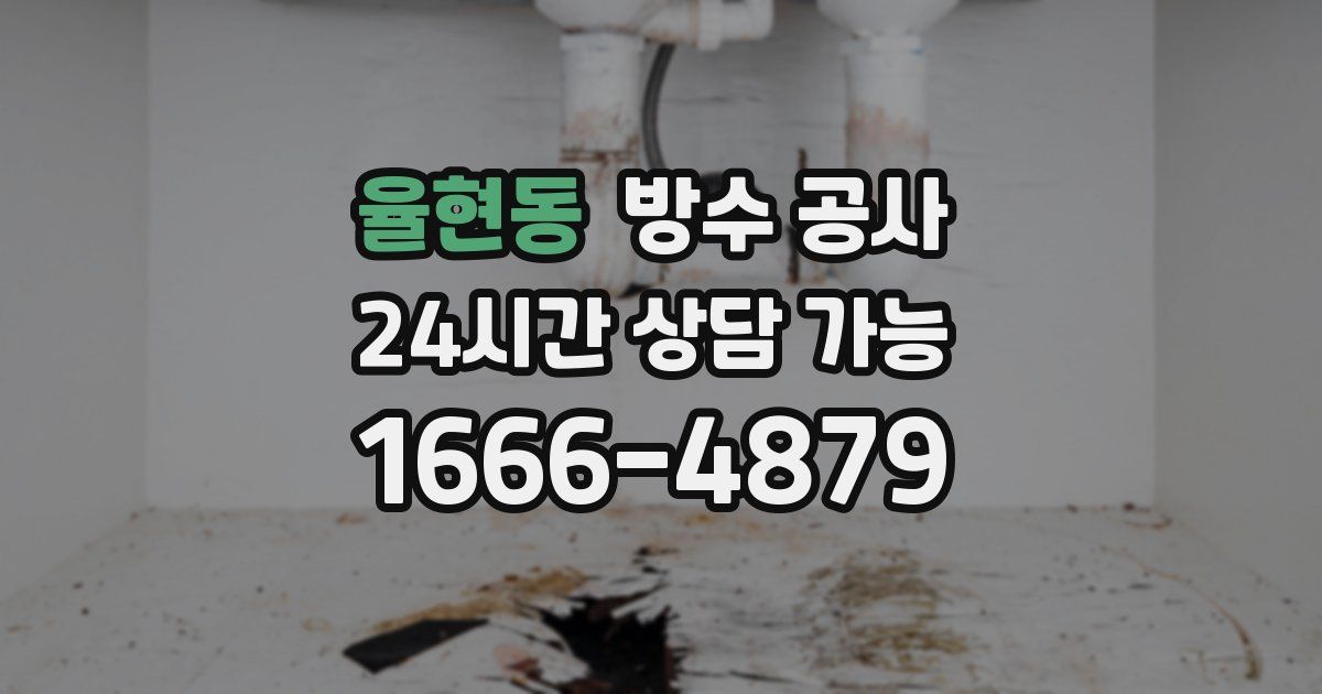 율현동 누수탐지