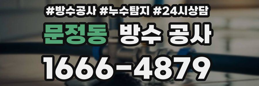 문정동 방수 공사