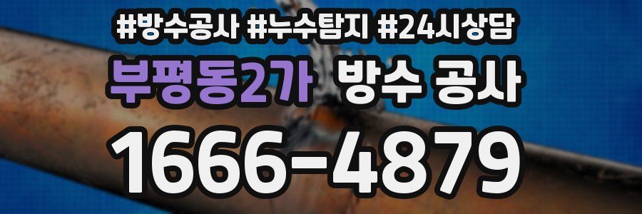 부평동2가 방수 공사