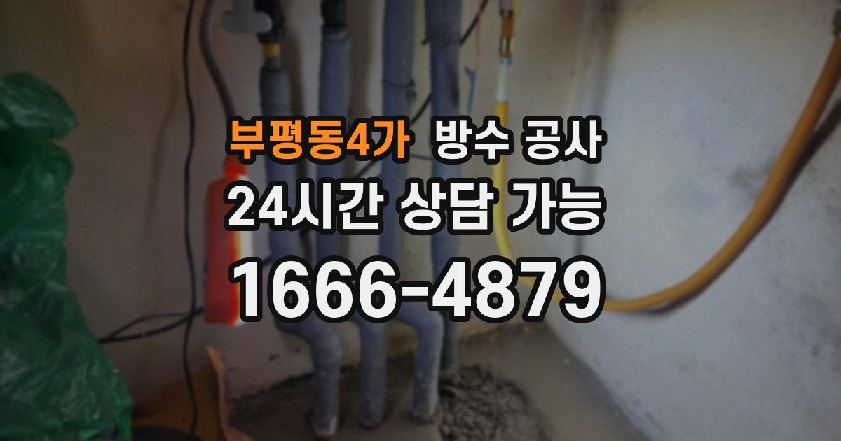 부평동4가 누수탐지