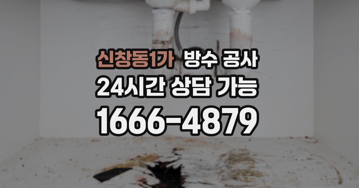신창동1가 누수탐지