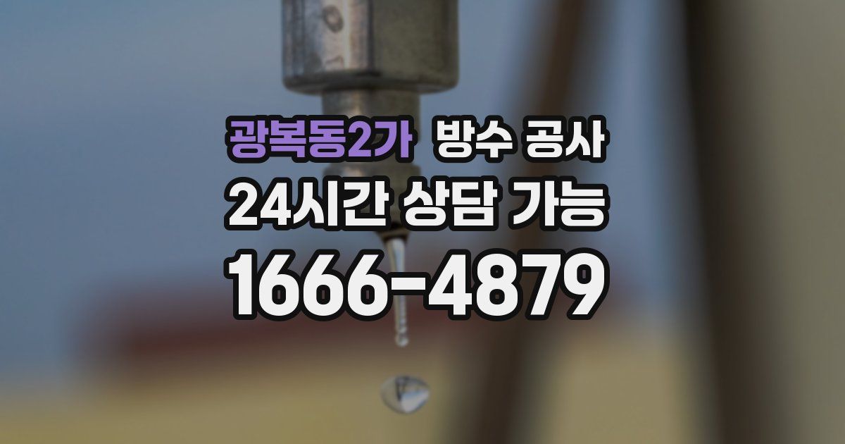 광복동2가 누수탐지