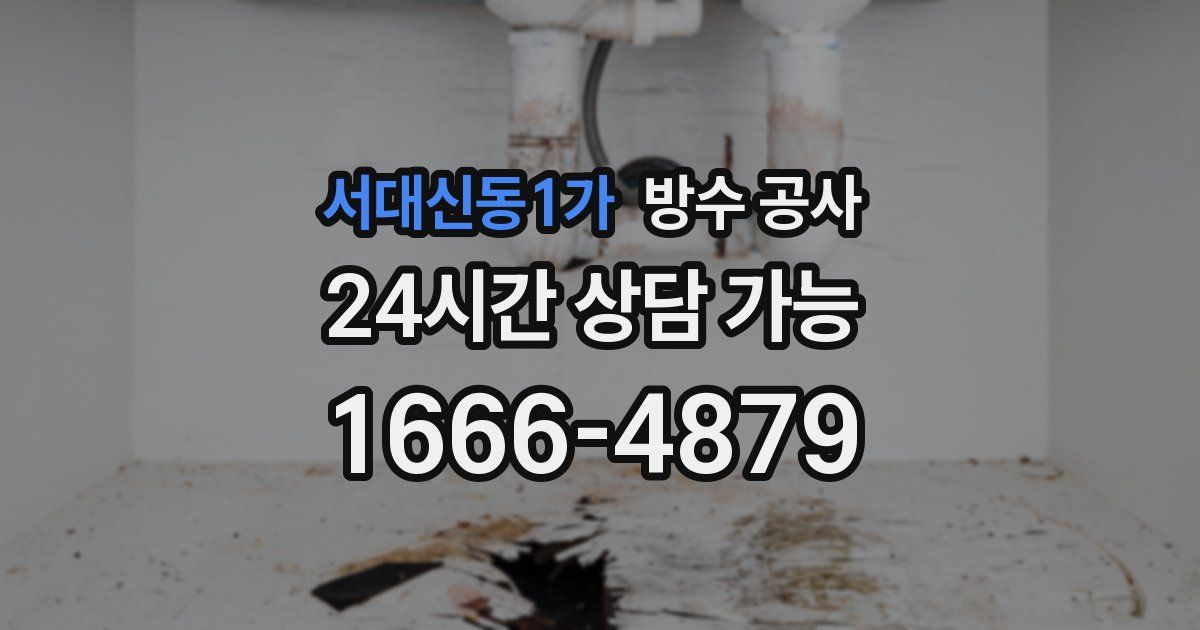 서대신동1가 누수탐지