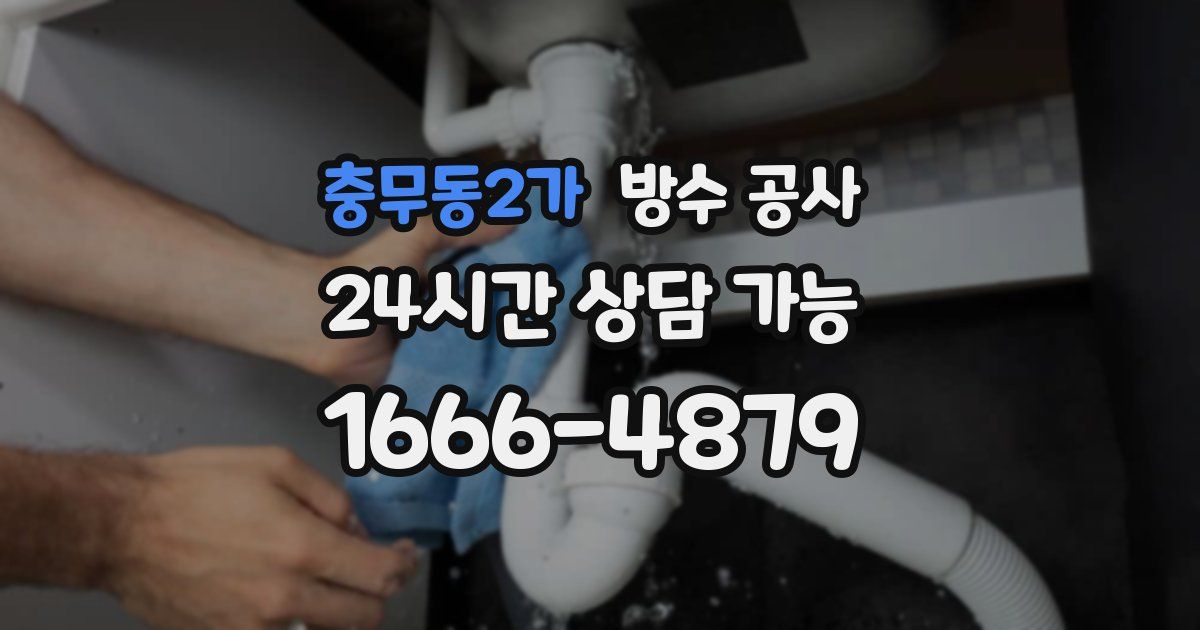 충무동2가 누수탐지