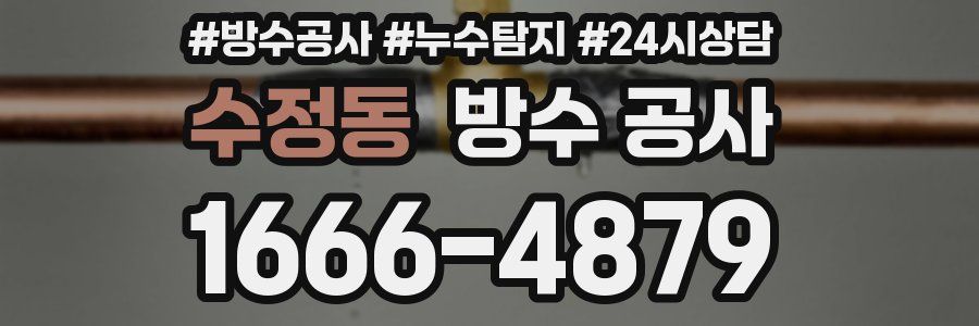 수정동 방수 공사