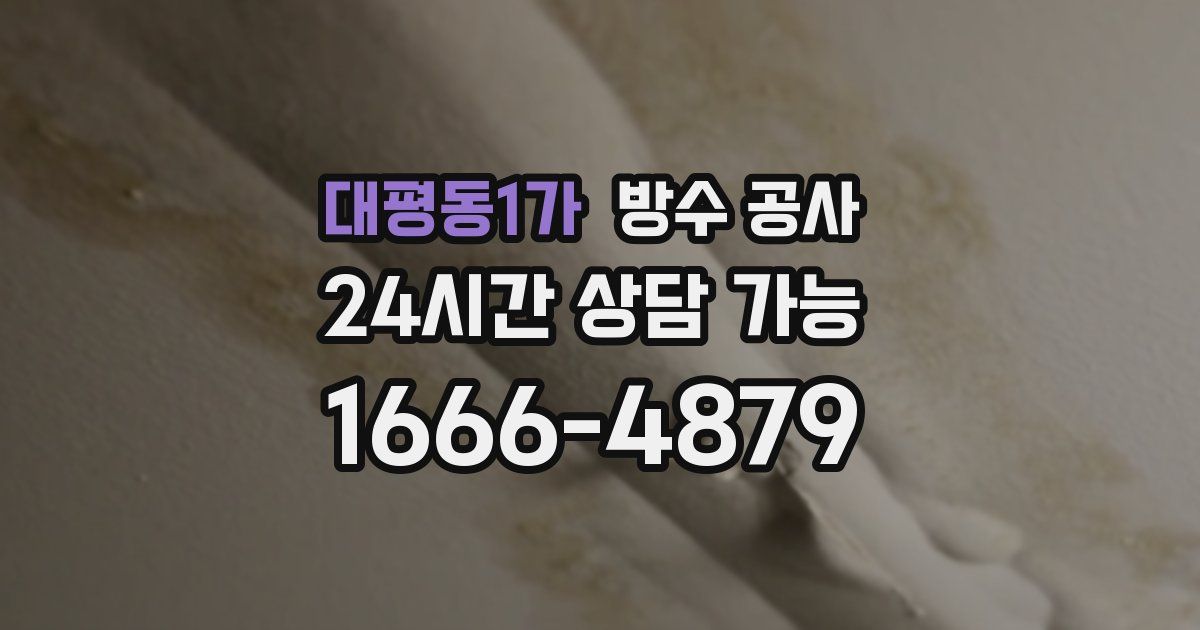 대평동1가 누수탐지