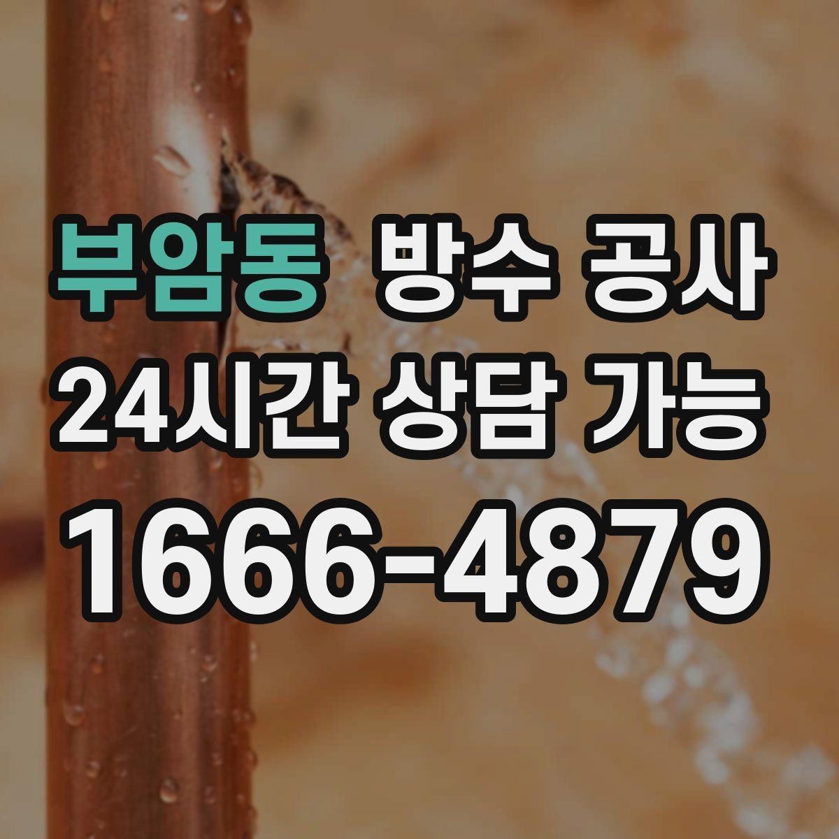 부암동 방수 공사 공장 작업 중단 최소화 진행