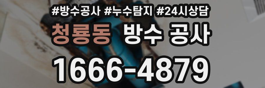 청룡동 방수 공사