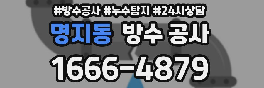 명지동 방수 공사