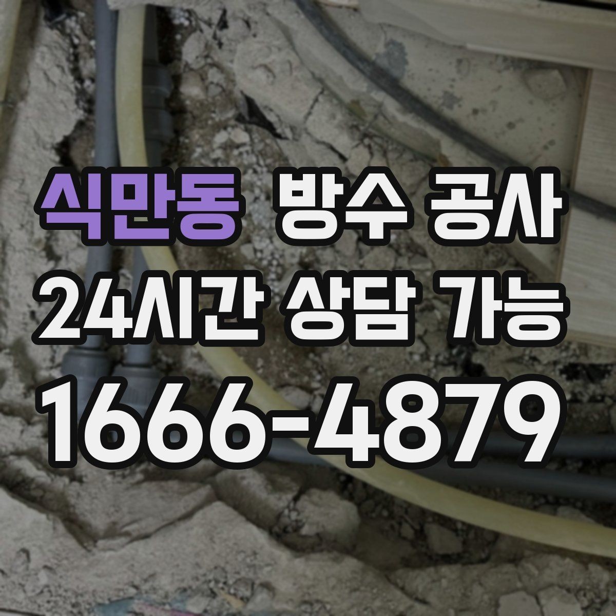 식만동 방수 공사 욕실 타일 들뜸이 보이면