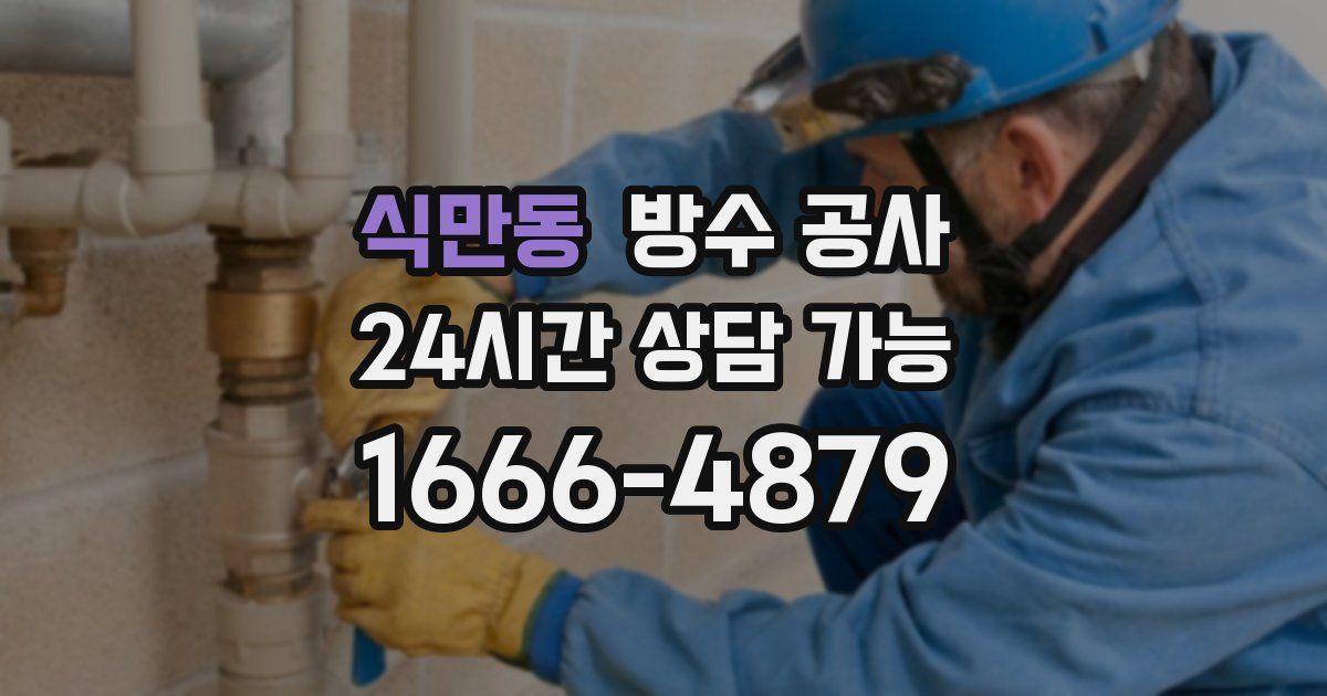 식만동 누수탐지