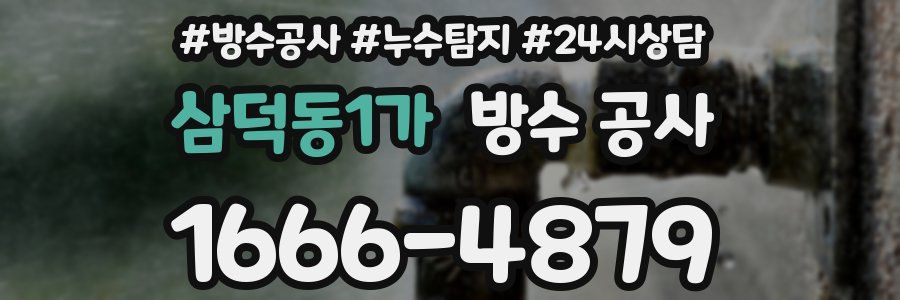 삼덕동1가 방수 공사