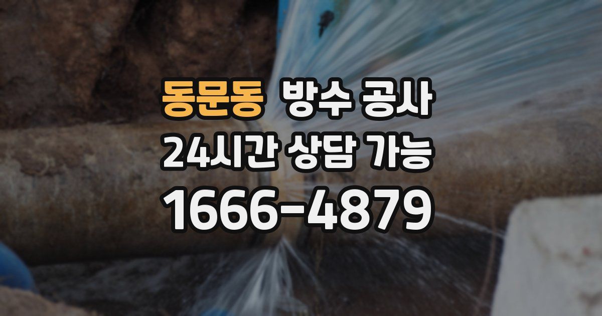 동문동 누수탐지