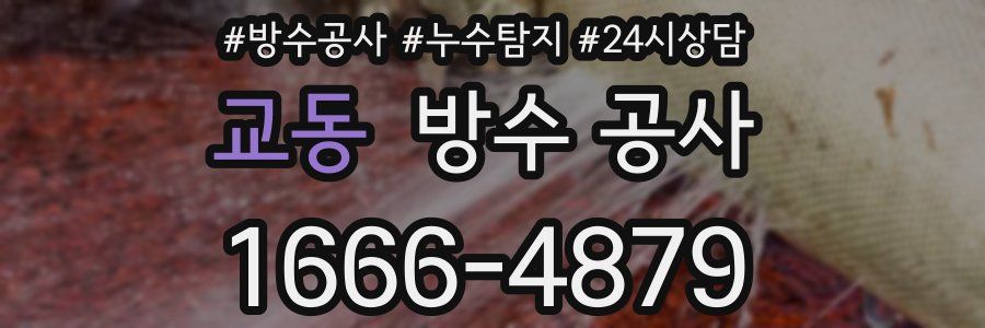 교동 방수 공사