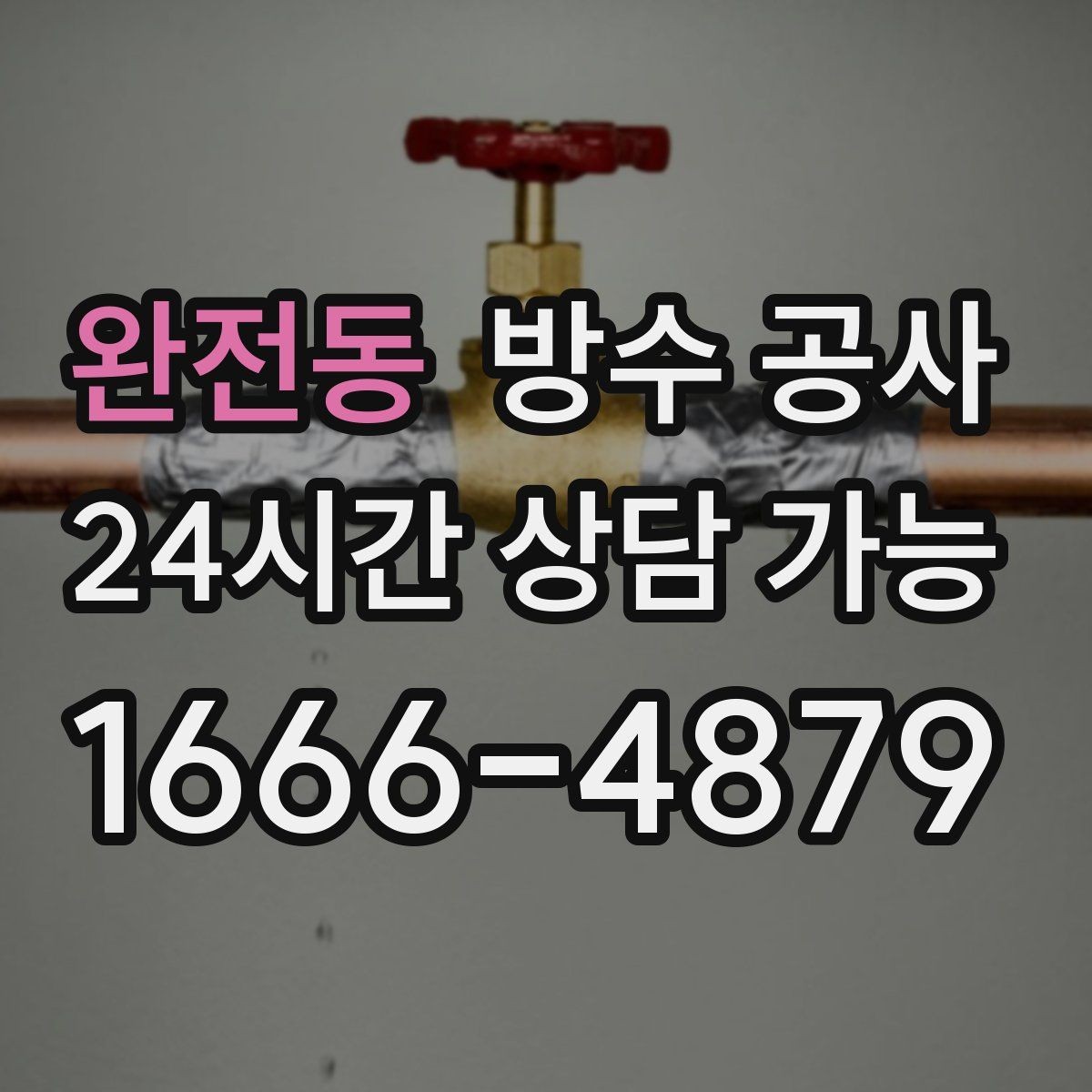 완전동 방수 공사 보수로 끝낼 수 있는 케이스 모음