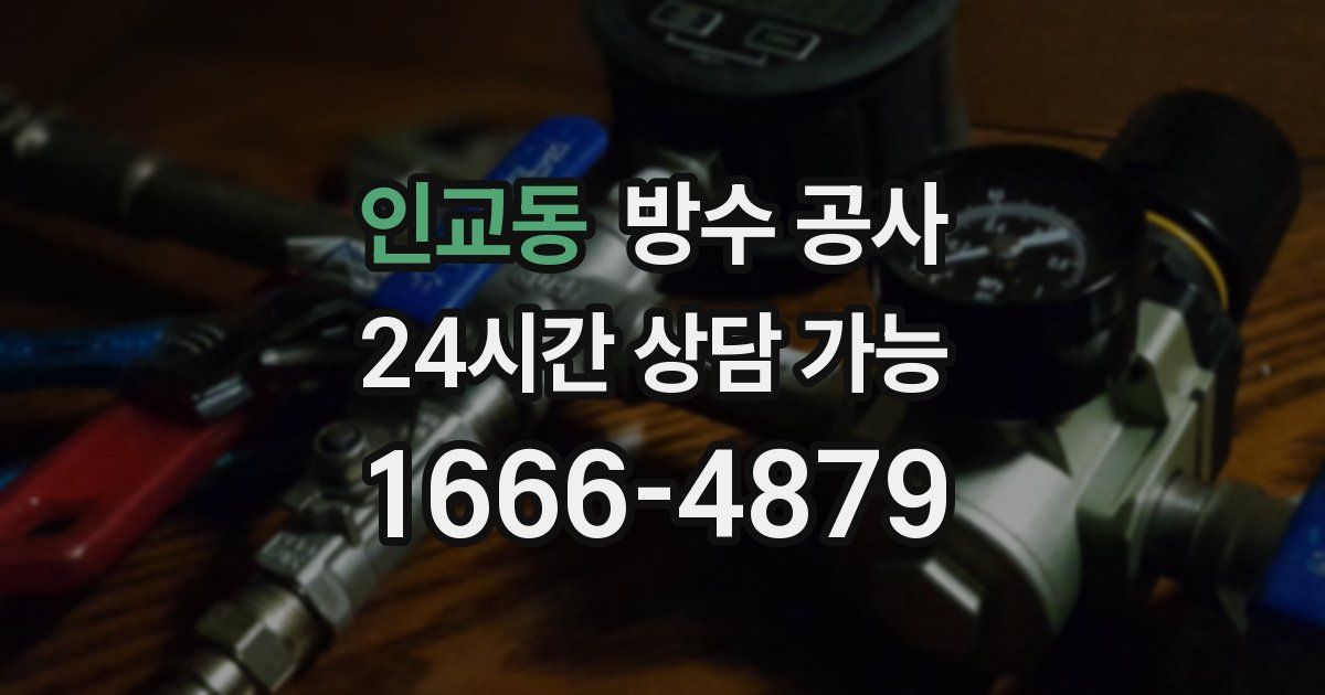 인교동 누수탐지