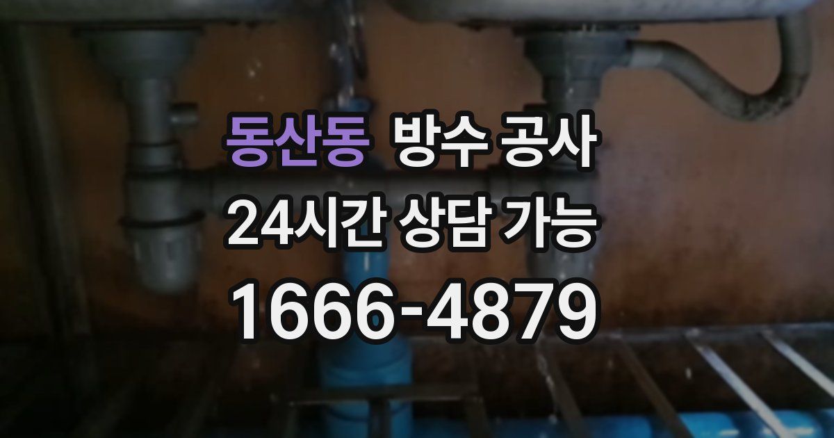 동산동 누수탐지