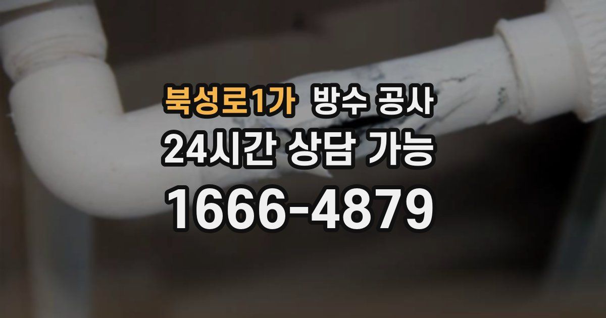 북성로1가 누수탐지