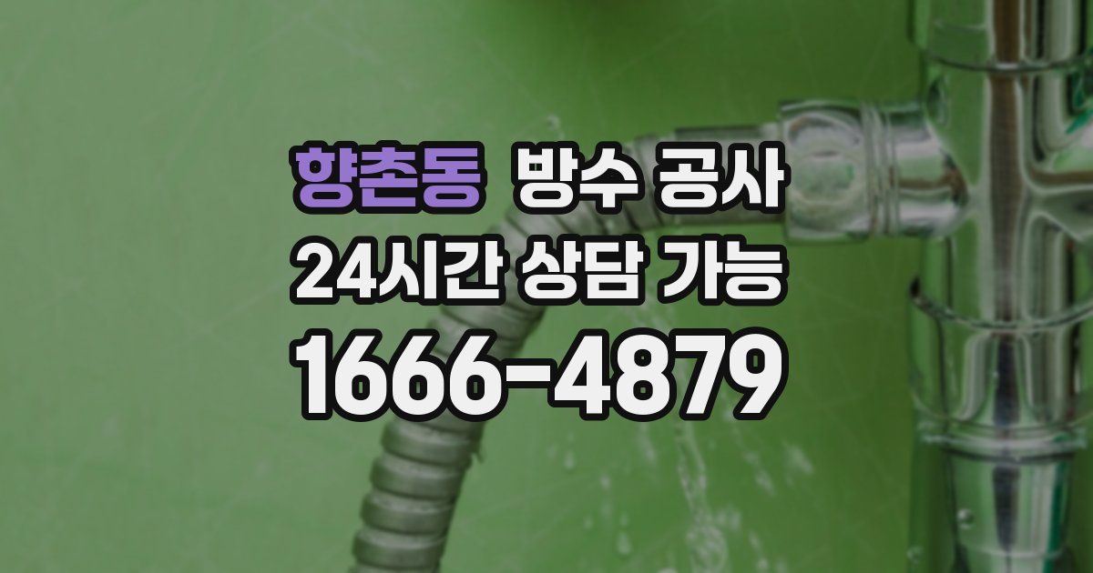 향촌동 누수탐지