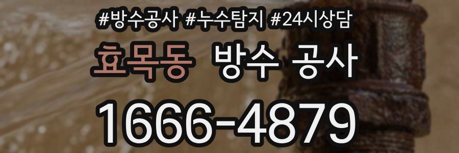 효목동 방수 공사