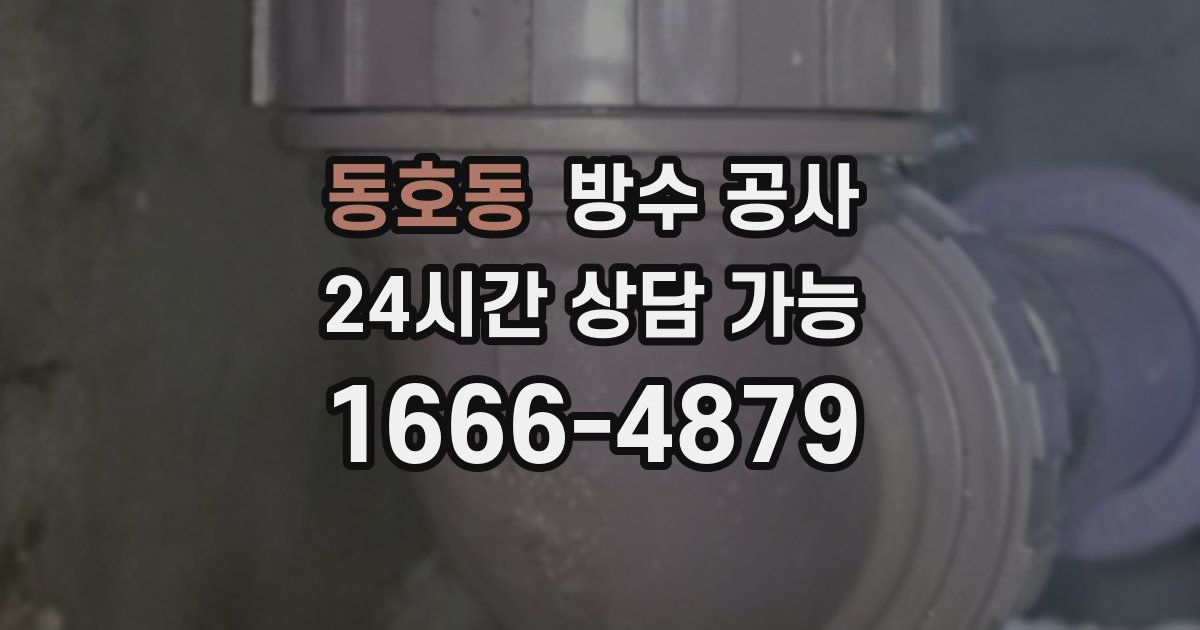 동호동 누수탐지