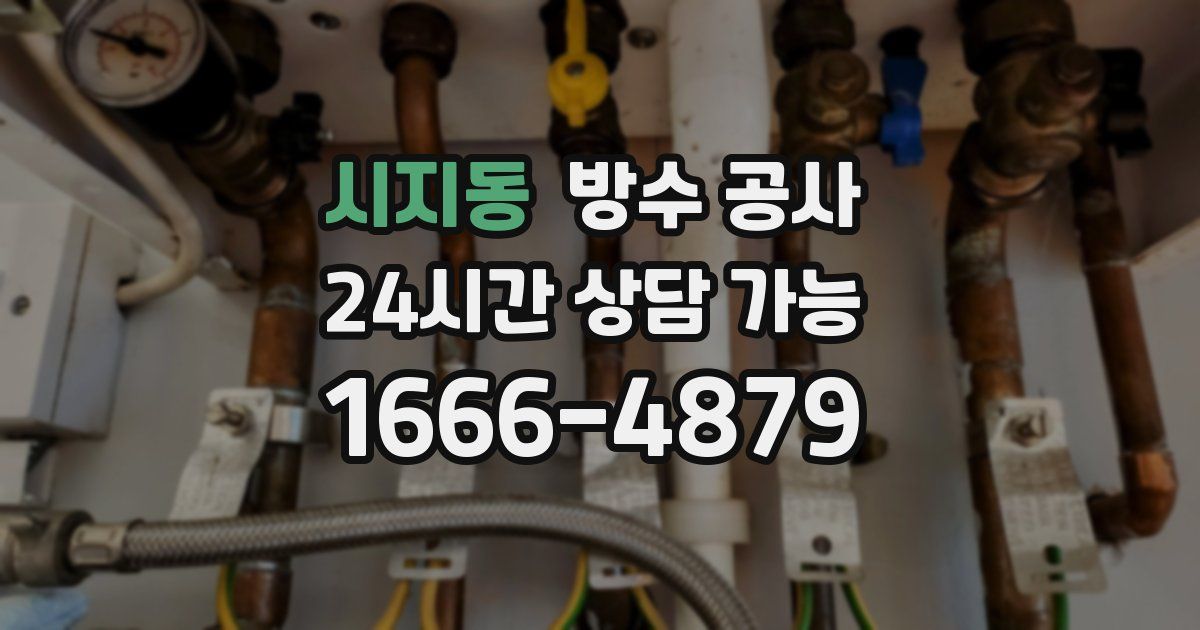 시지동 누수탐지