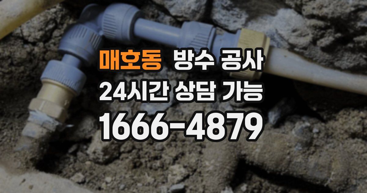 매호동 누수탐지