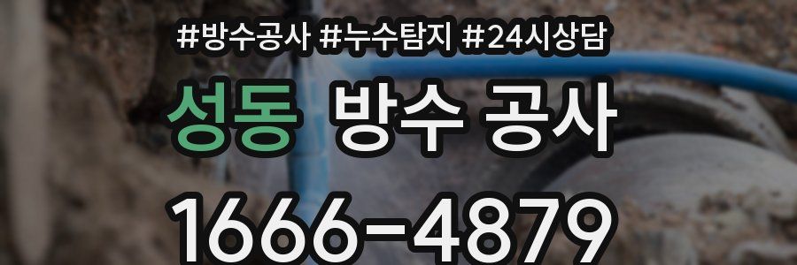 성동 방수 공사