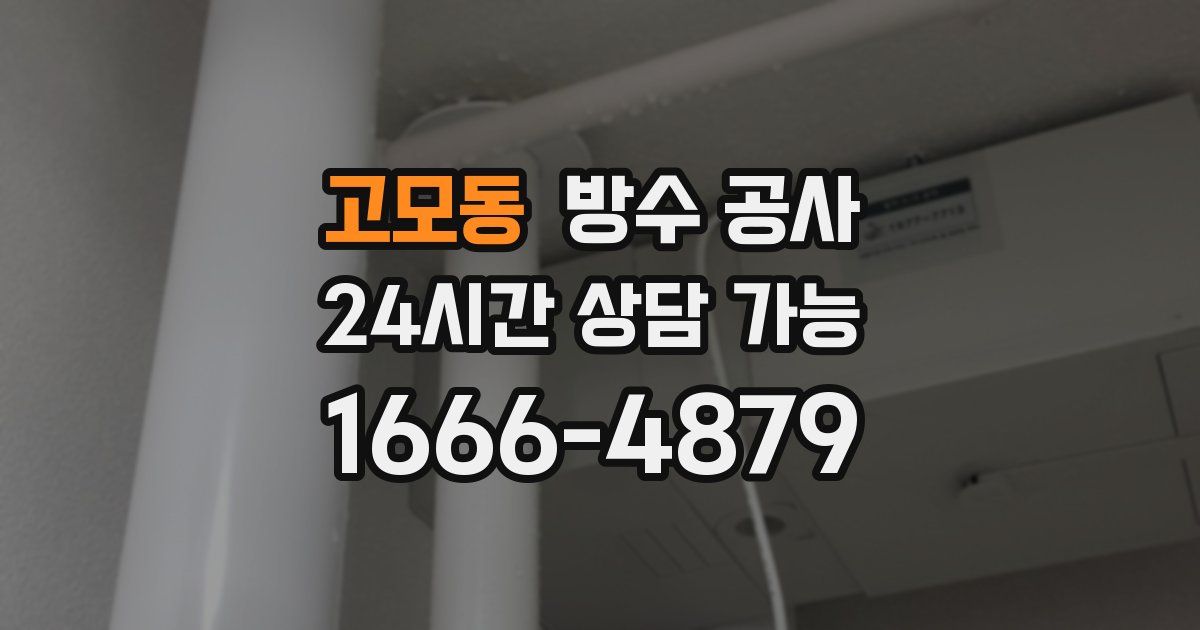 고모동 누수탐지