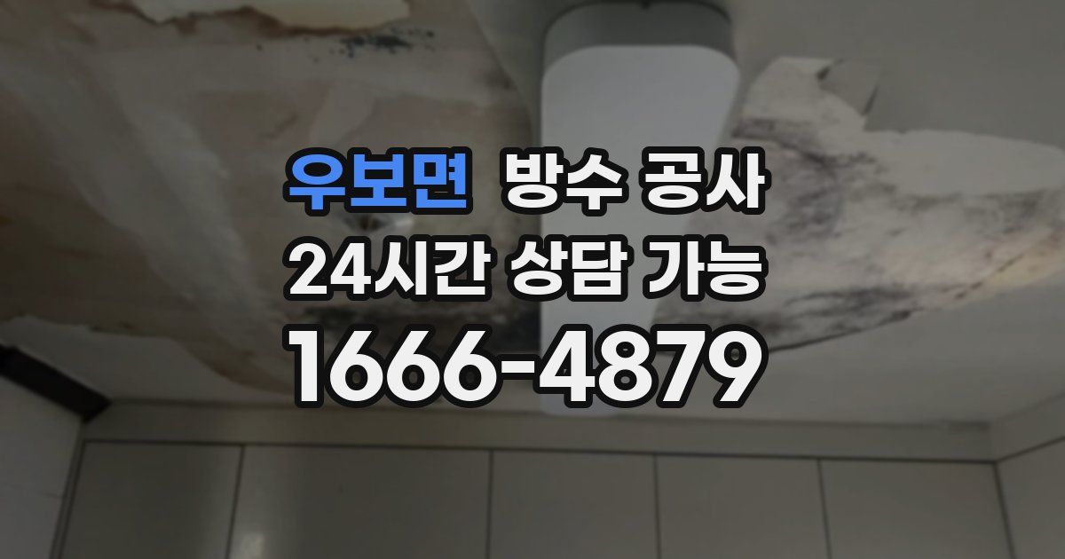 우보면 누수탐지