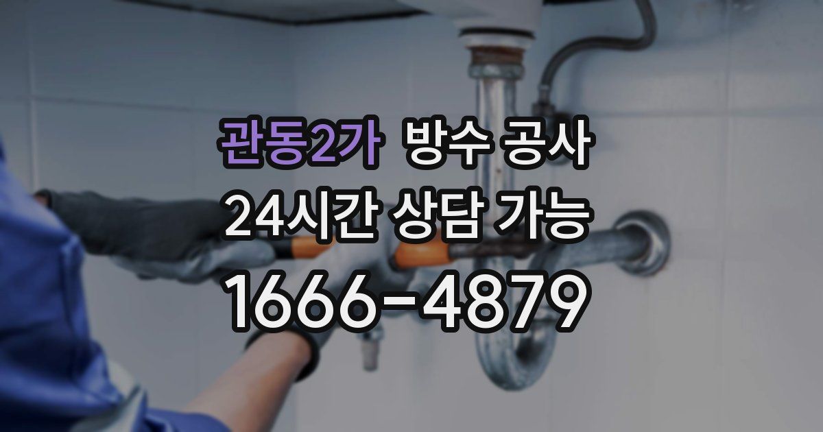 관동2가 누수탐지