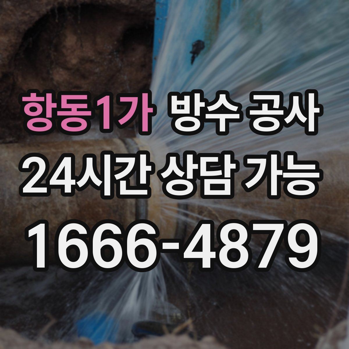 항동1가 방수 공사 공용부 배수구 주변 보강