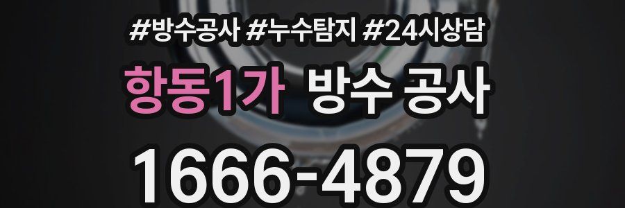 항동1가 방수 공사