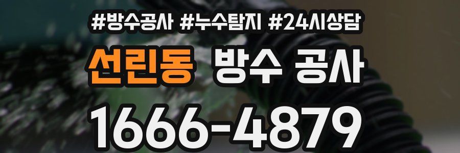 선린동 방수 공사