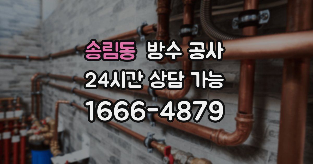 송림동 누수탐지