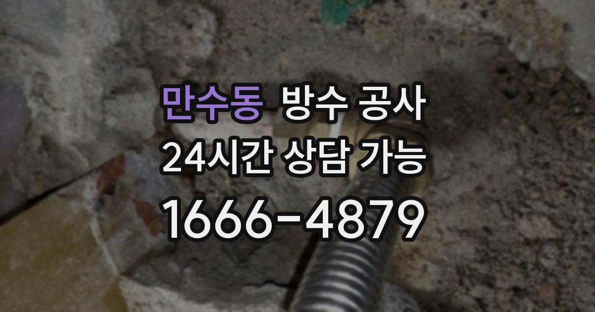 만수동 누수탐지