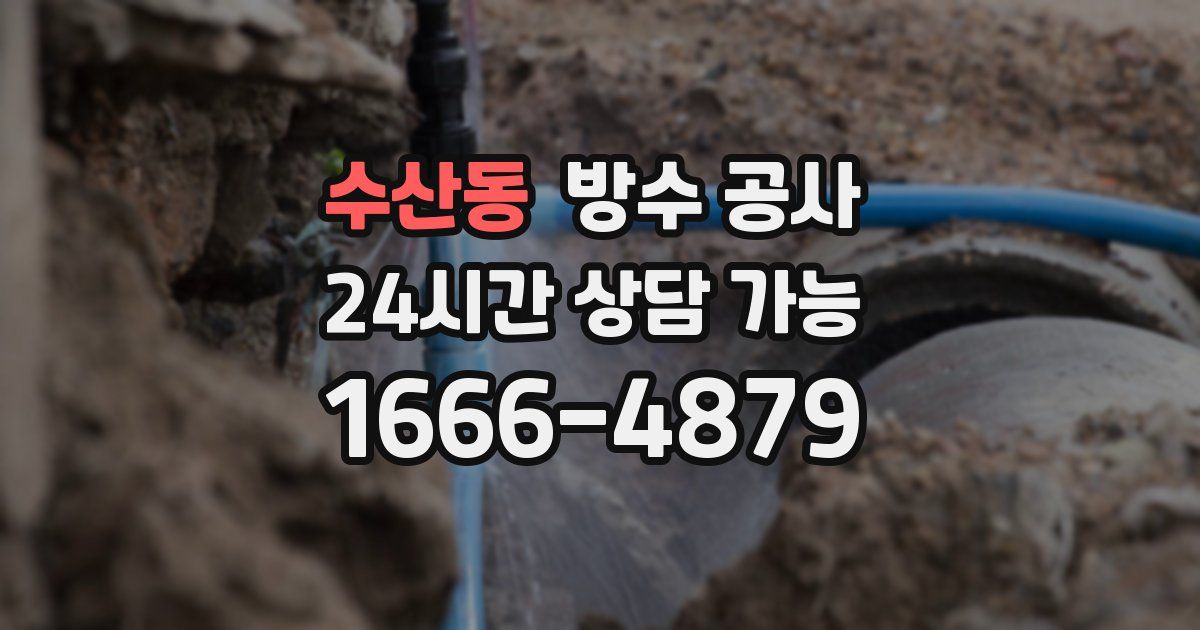 수산동 누수탐지
