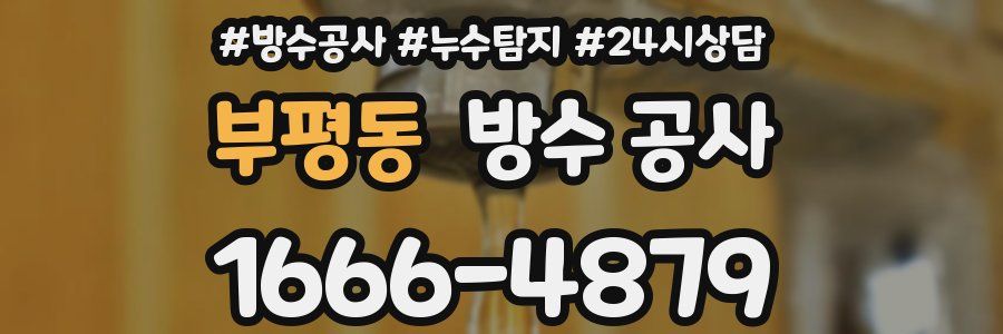 부평동 방수 공사