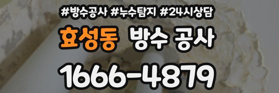 효성동 방수 공사