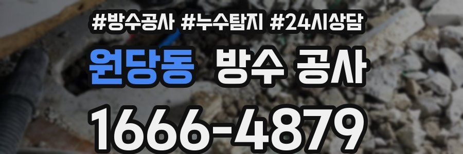 원당동 방수 공사