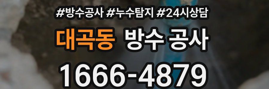 대곡동 방수 공사