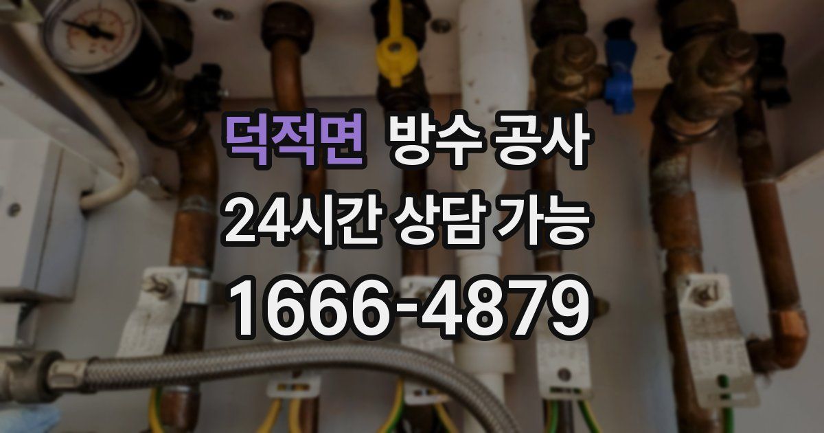 덕적면 누수탐지