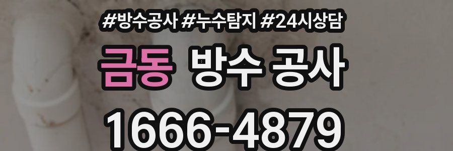 금동 방수 공사