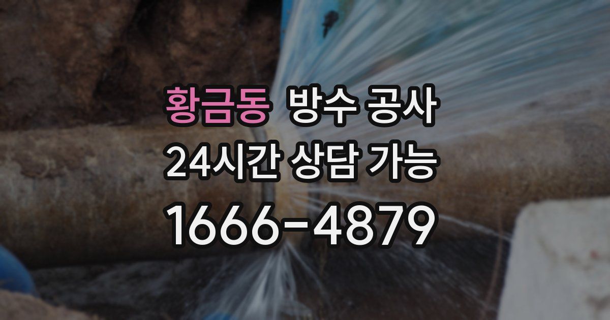 황금동 누수탐지