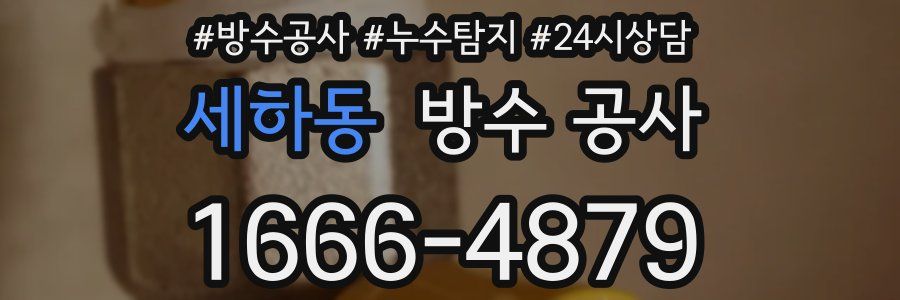 세하동 방수 공사