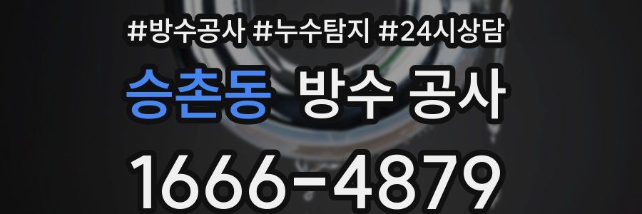 승촌동 방수 공사