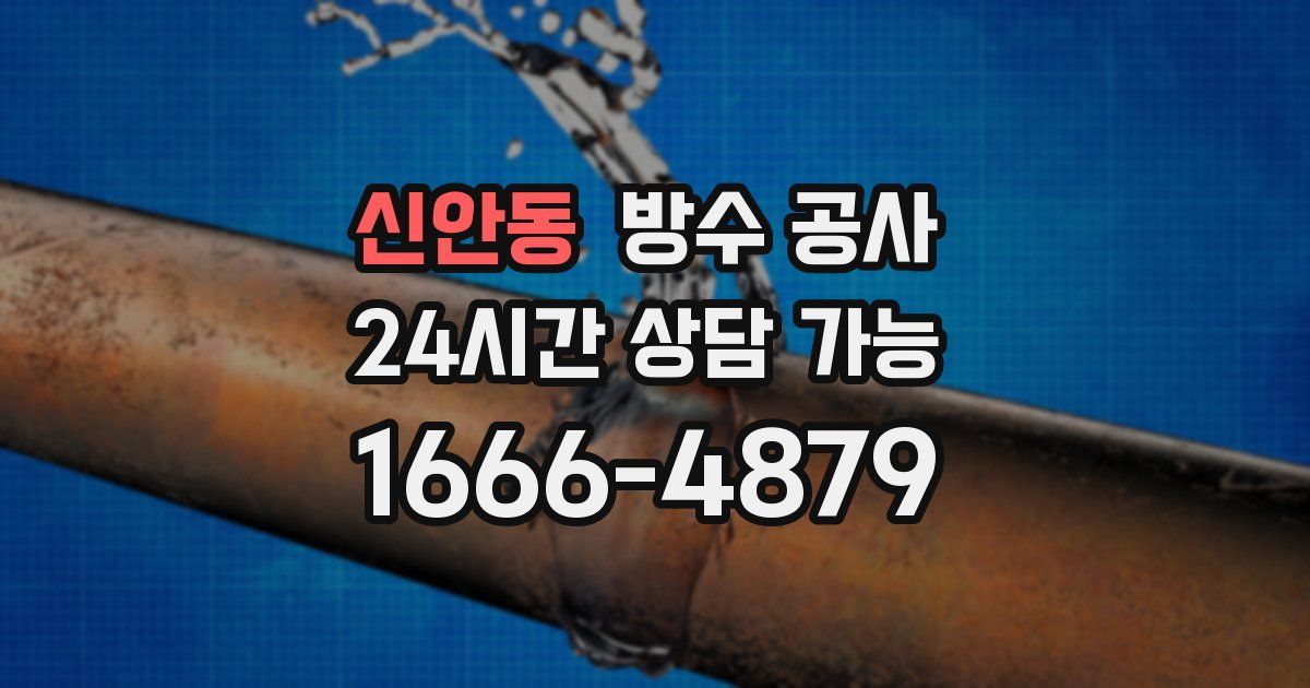 신안동 누수탐지