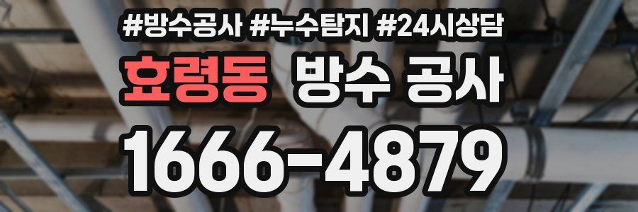 효령동 방수 공사